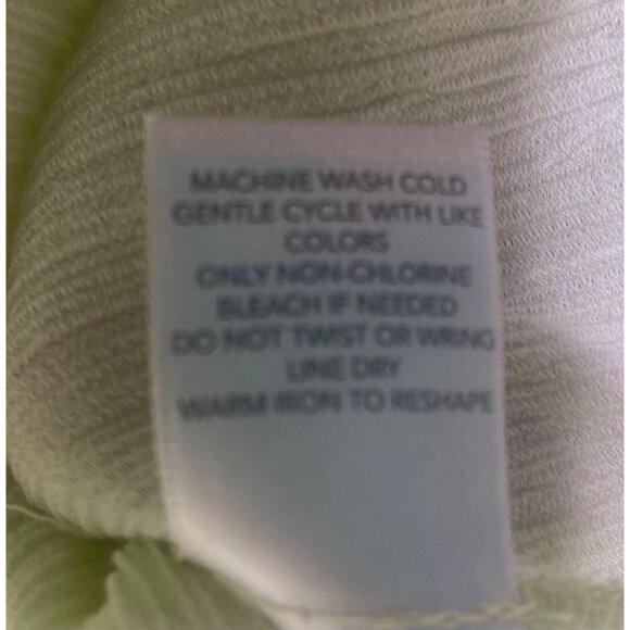Christopher & Banks Tunic Top Womens XL Light Green Long Sleeve Blouse Flowy She - Picture 8 of 12